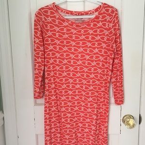 Vineyard Vines Nautical Rope Print Dress Size XS